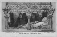 ouvrir dans la visionneuse : Légende inscrite sur la carte postale : Corps du Saint Curé d ARS dans sa châsse