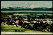 ouvrir dans la visionneuse : Légende inscrite sur la carte postale : 949 - Divonne - Divonne-les-Bains et les Alpes