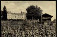 ouvrir dans la visionneuse : Légende inscrite sur la carte postale : 10462 - Divonne-les-Bains - Le Château de Divonne et Chalet Vincent