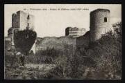 ouvrir dans la visionneuse : Légende inscrite sur la carte postale : 128 - Trévoux (Ain) - Ruines du Château féodal (XII siècle)