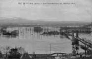Ouvrir l'image Légende inscrite sur la carte postale : 191. TREVOUX (Ain). - Les Inondations de Janvier 1910
