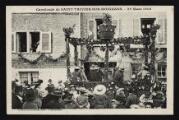 ouvrir dans la visionneuse : Légende inscrite sur la carte postale : Cavalcade de SAINT-TRIVIER-SUR-MOIGNANS. - 29 Mars 1908