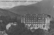 ouvrir dans la visionneuse : Légende inscrite sur la carte postale : Nouvel Hôtel (Jura et Mont-Mussy)