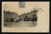 ouvrir dans la visionneuse : Légende inscrite sur la carte postale : 15. - Pont-de-Vaux. - Place Joubert