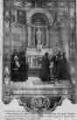 ouvrir dans la visionneuse : Légende inscrite sur la carte postale : Canonisation du Saint Curé d ARS - Guérison de Sœur Eugène des Sœurs St-Charles de Lyon, d après la toile exposée à Rome dans l Eglise de St-Pierre, le 31 Mai 1925.