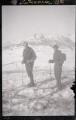 M. Jacolmer (13e compagnie) à skis accompagné d'un camarade dans les environs du fort de Gondran