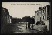1 vue Légende inscrite sur la carte postale : Place de la Mairie 5 Fi 95-19