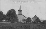 1 vue Légende inscrite sur la carte postale : L église 5 Fi 109-3