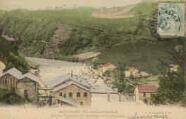 1 vue Légende inscrite sur la carte postale : Usines Turquois et barrage de la Valserine 5 Fi 205-7