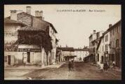 1 vue Légende inscrite sur la carte postale : ST-LAURENT-les-MÂCON - La Mairie et les Ecoles 5 Fi 370-45