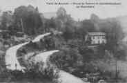 1 vue Légende inscrite sur la carte postale : Forêt de Meyriat - Route de Brénod et embranchement de Chevillard 5 Fi 441-14