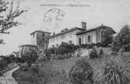 1 vue Légende inscrite sur la carte postale : VILLETTE (Ain) - L Eglise (côté Nord) 5 Fi 449-3