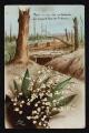 1 vue  - Légende inscrite sur la carte postale : Mug 802 - Fleuris au cœur des combattants, joli muguet, fleur de Printemps 5 Fi 501-166 (ouvre la visionneuse)